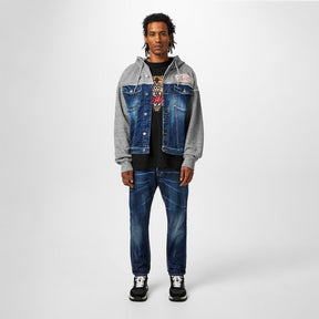 Panelled Hooded Jacket