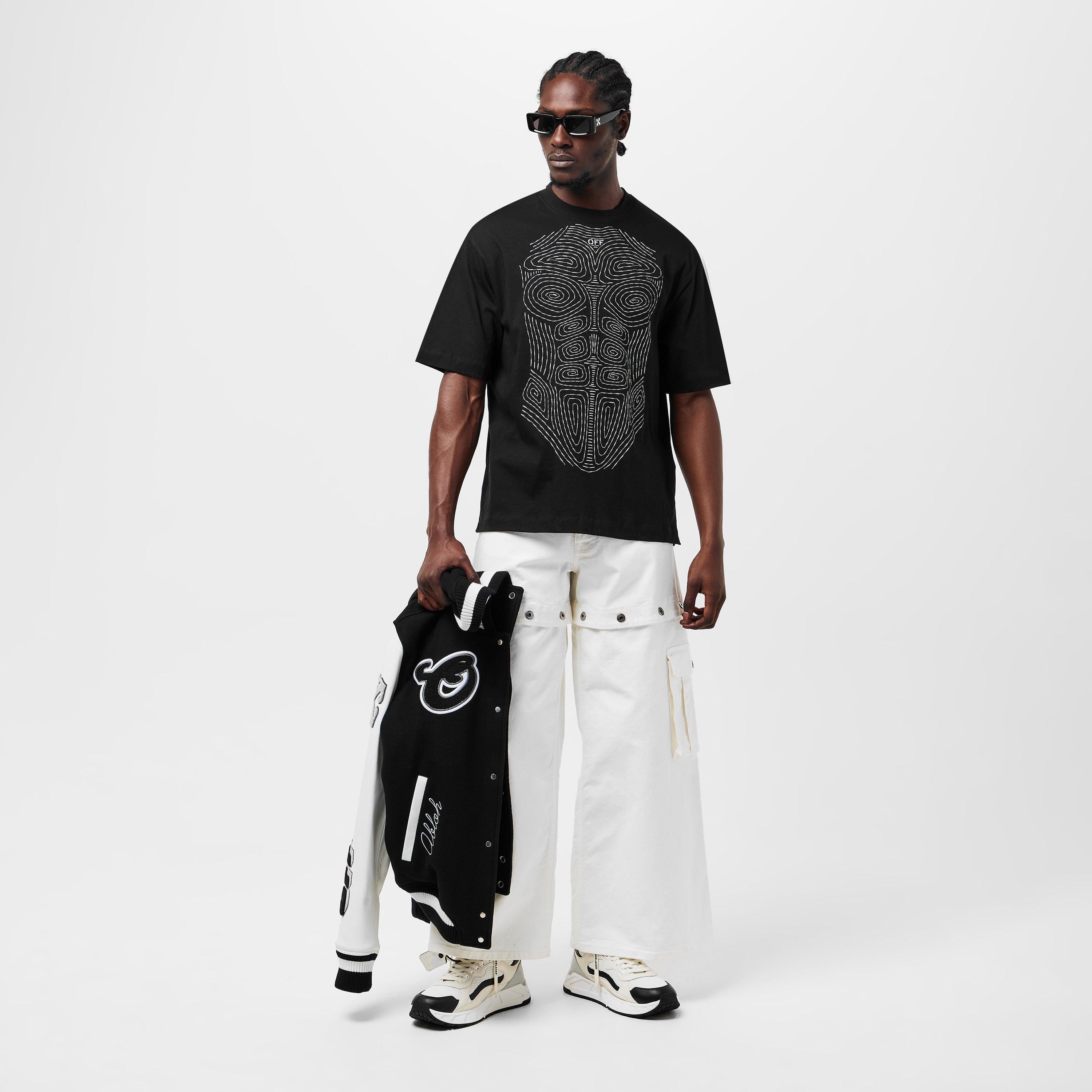 Stitch Short Sleeve Contrast Stitch T-Shirt