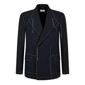 Men's Body Stitch Tux Jacket with Contrast Stitching