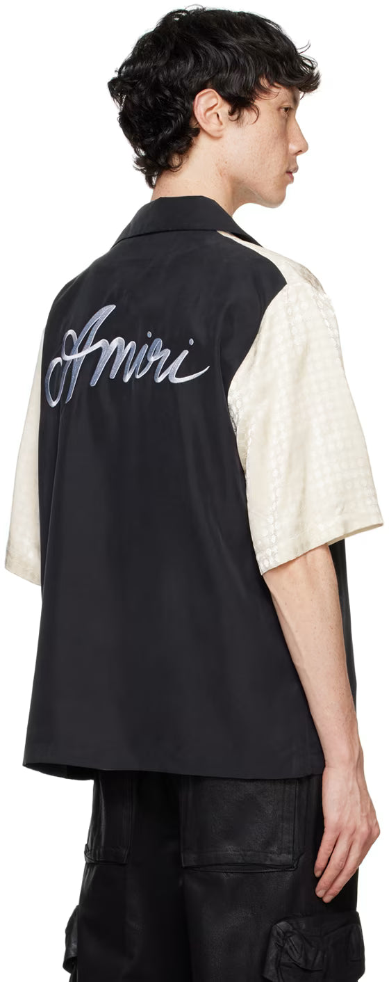 Black MA Quad Yoke Camp Shirt