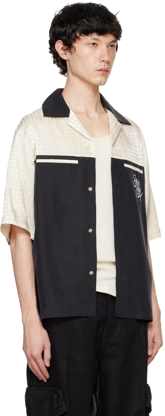 Black MA Quad Yoke Camp Shirt