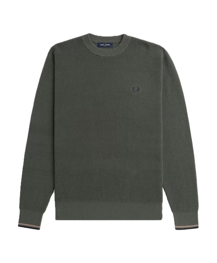 Fred Perry Waffle Stitch Jumper