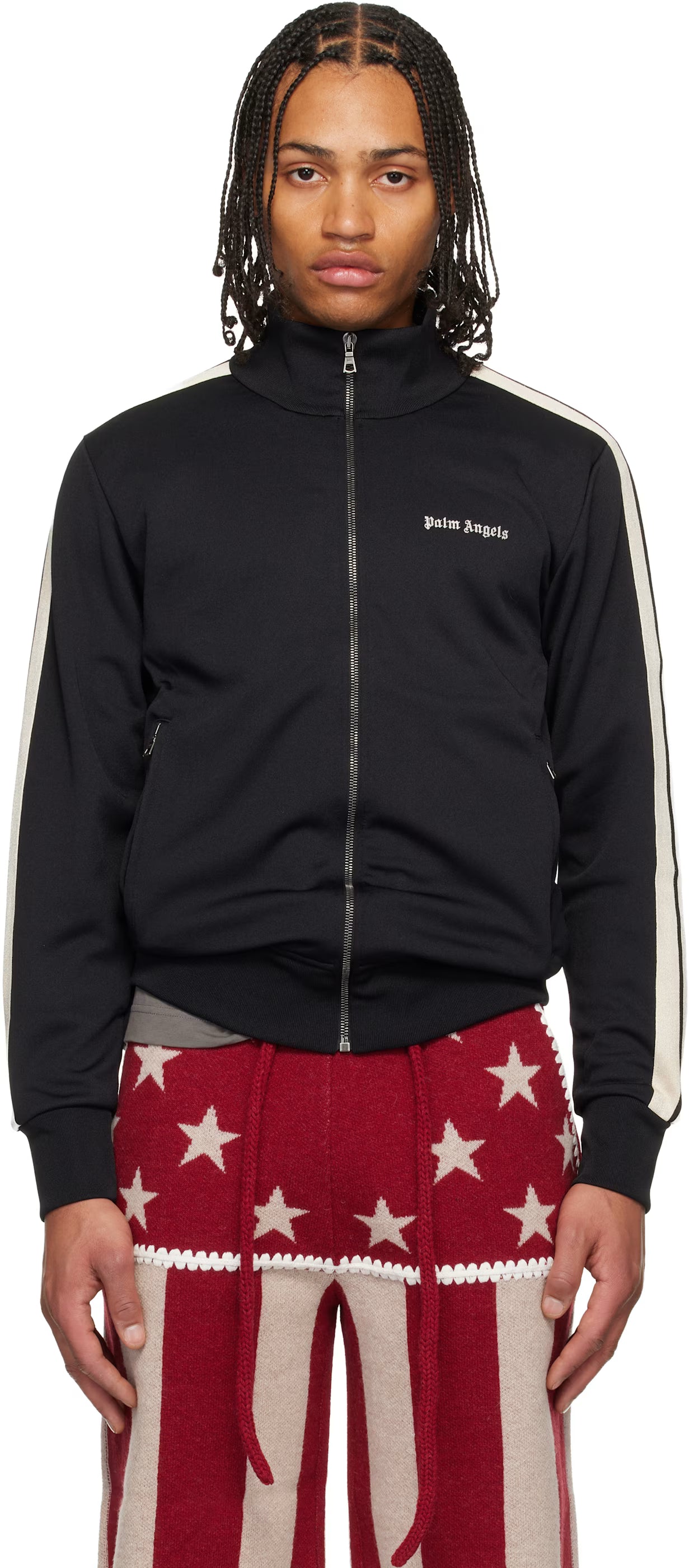 Black Classic Logo Track Jacket