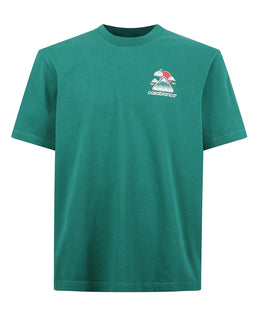 Casablanca Cotton Crewneck T-shirt with Print