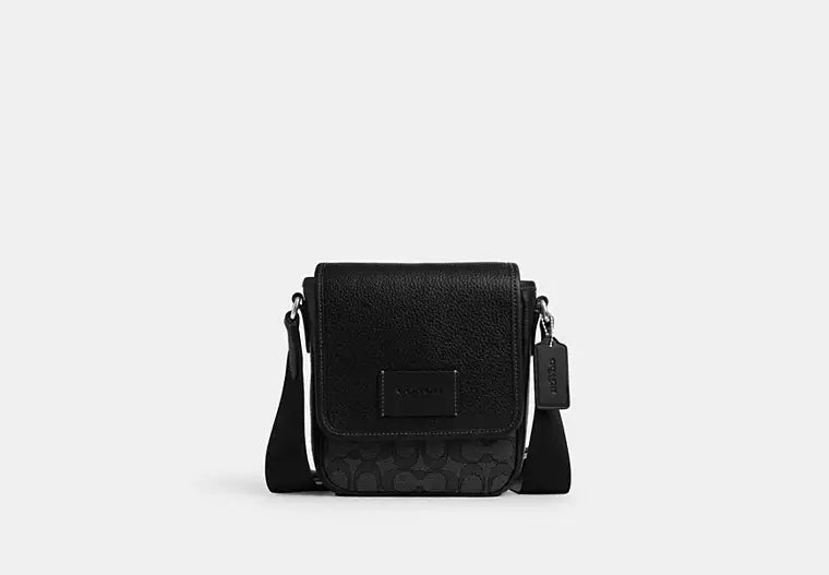 Lucas Crossbody Bag In Signature Jacquard