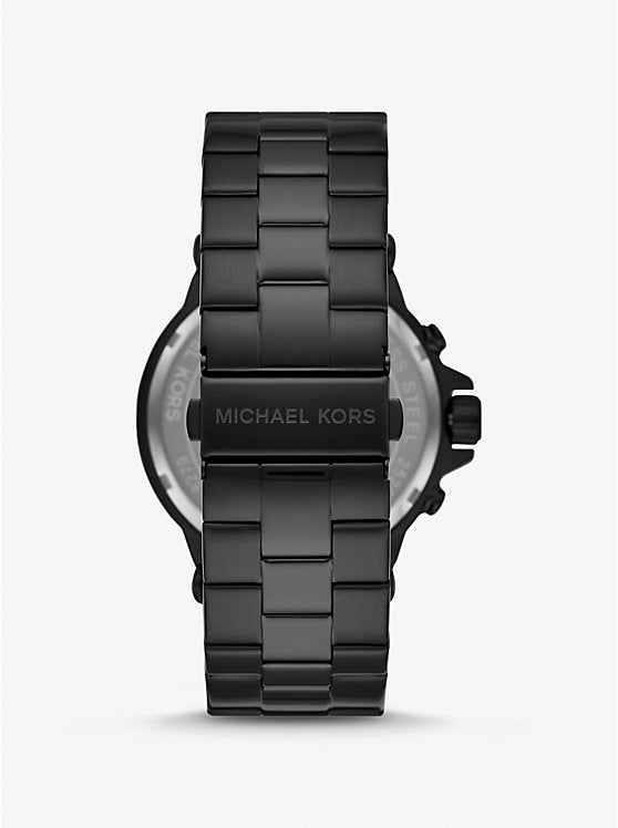 Oversized Dylan Black-Tone Watch