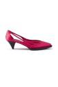 Prada Pink Kitten Heel Slingback Pumps