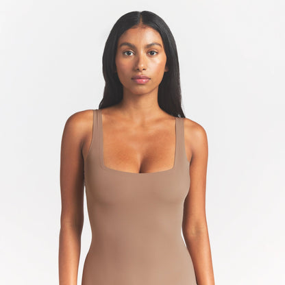 Cool Shapewear Mid Thigh Bodysuit
