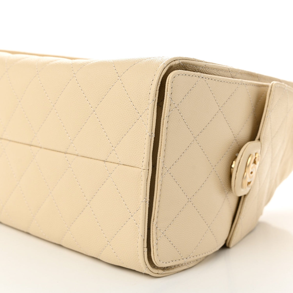 Chanel Caviar Quilted Small Chanel 25 Handbag Light Beige