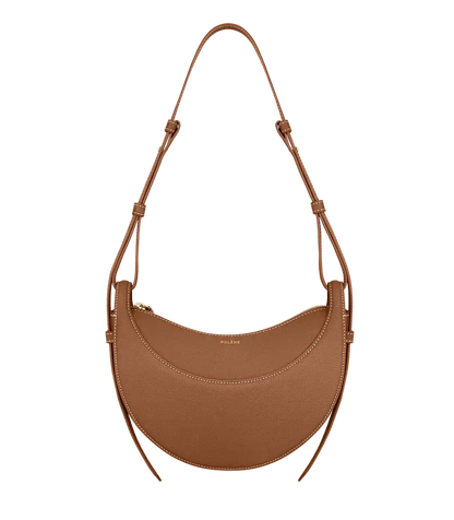 Polene Numéro Dix Edition Textured Camel - Size: One Size Bags | Shop From The Mirage