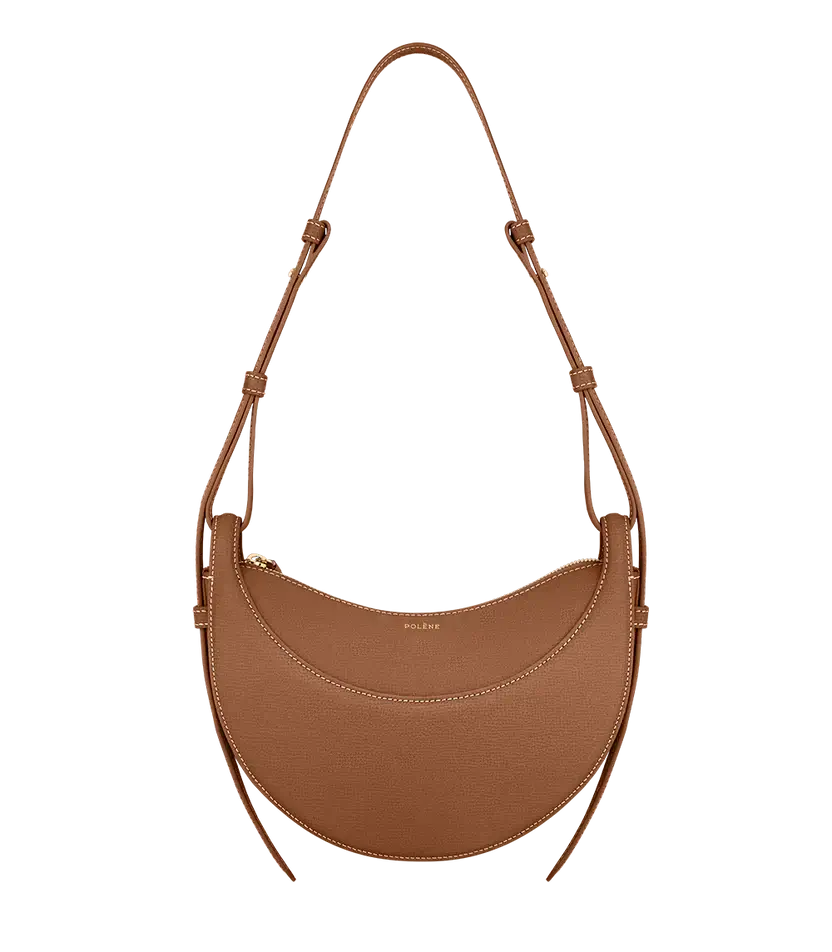 Polene Numéro Dix Edition Textured Camel - Size: One Size Bags | Shop From The Mirage
