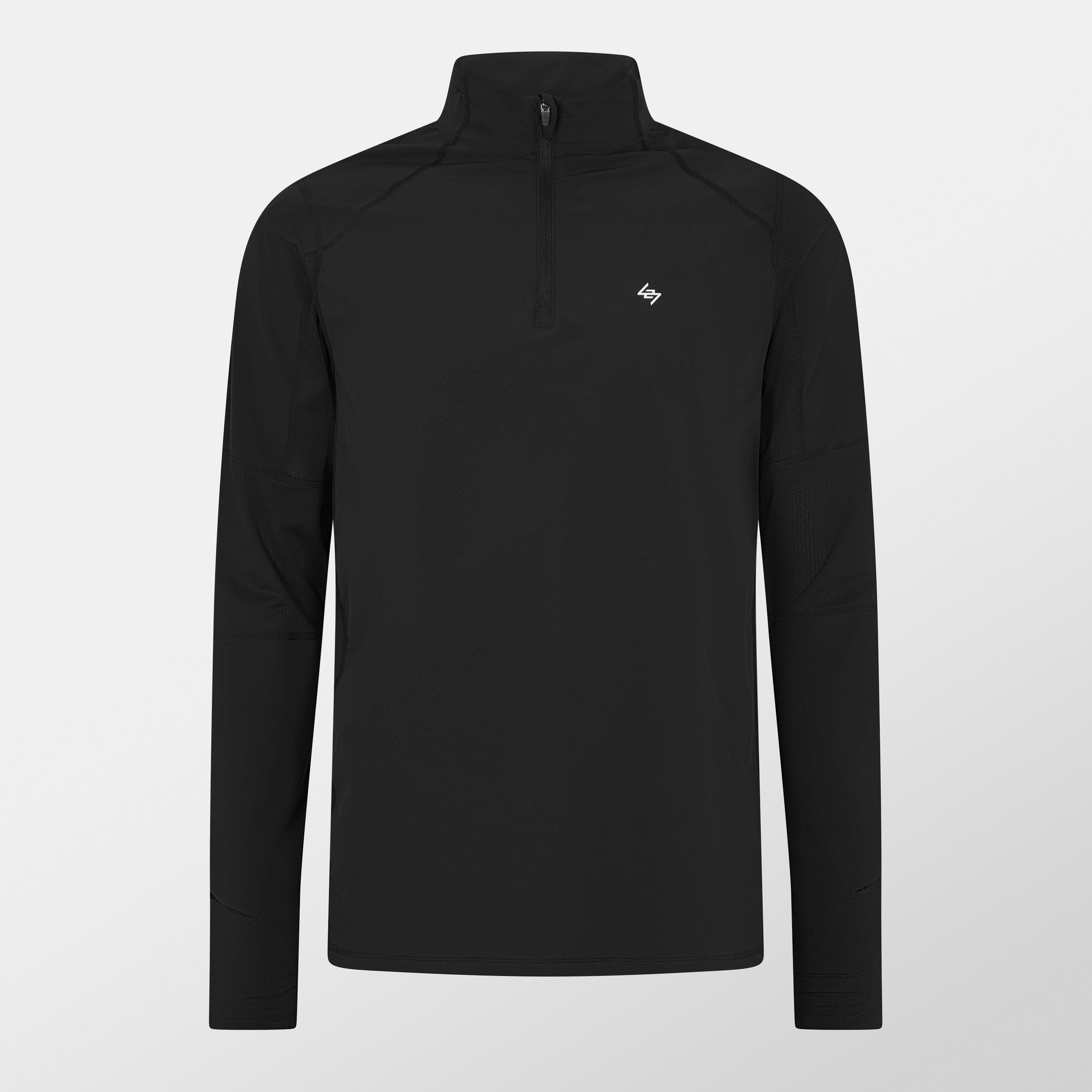 Quarter-Zip Long-Sleeve Performance Gym Top