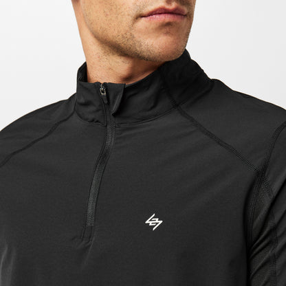 Quarter-Zip Long-Sleeve Performance Gym Top