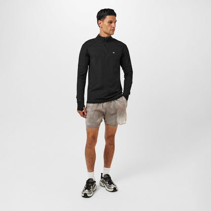 Quarter-Zip Long-Sleeve Performance Gym Top