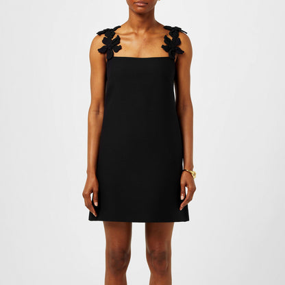 Floral Embroidered Mini Dress