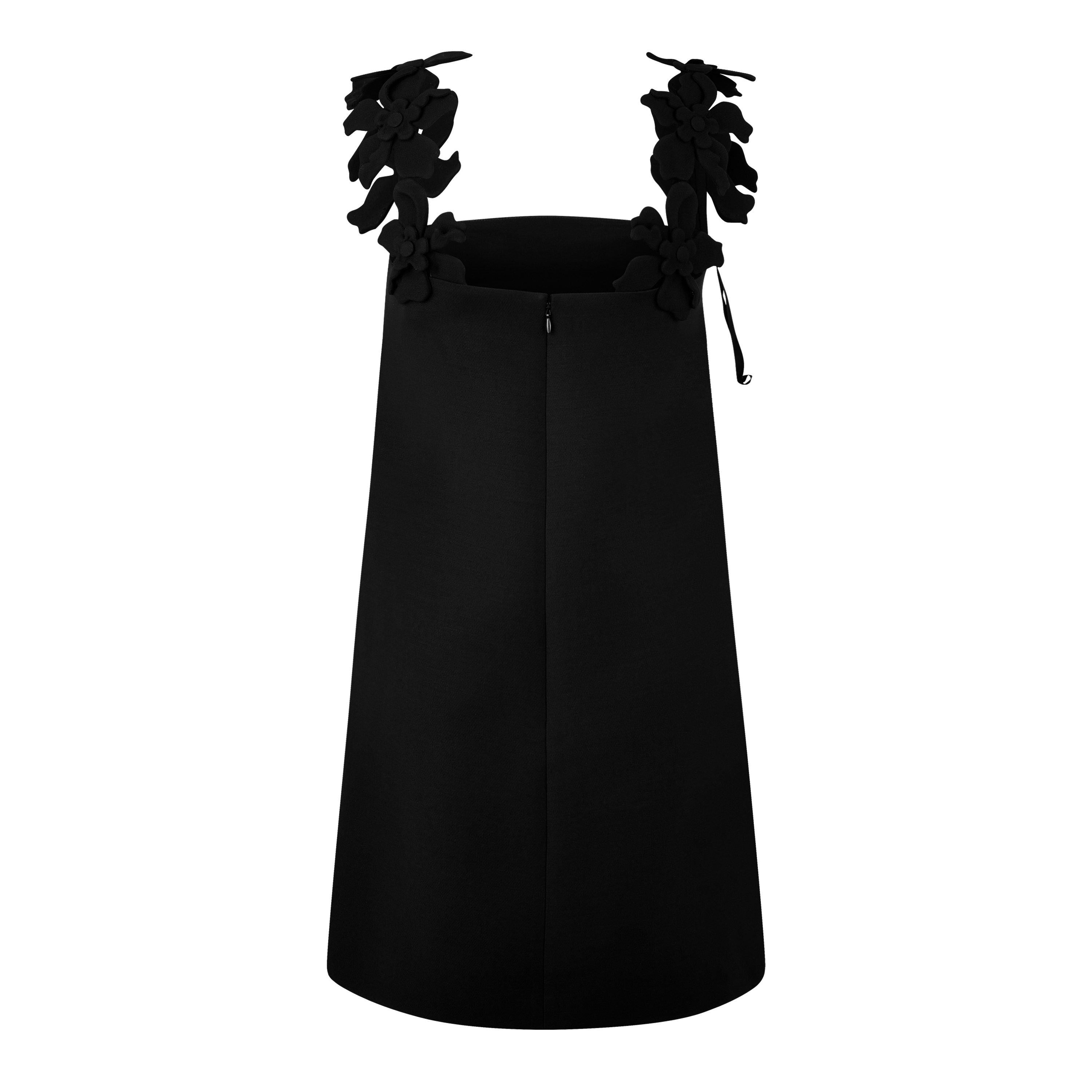 Floral Embroidered Mini Dress