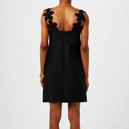 Floral Embroidered Mini Dress