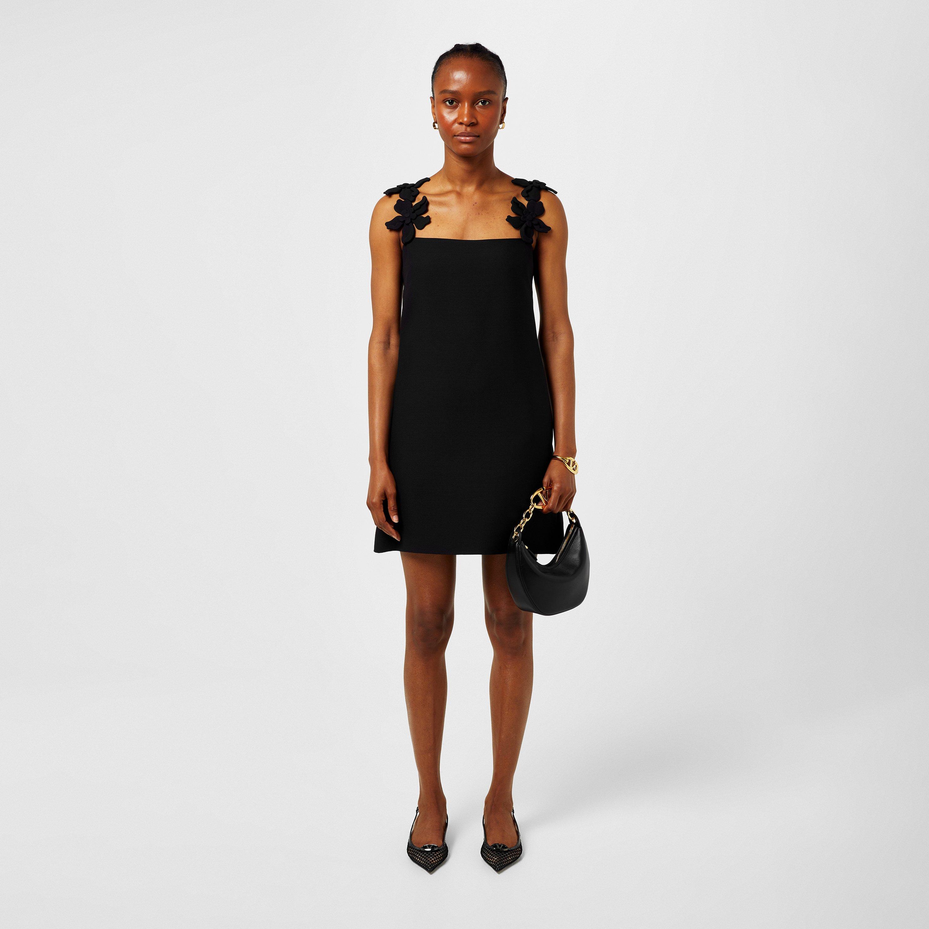 Floral Embroidered Mini Dress