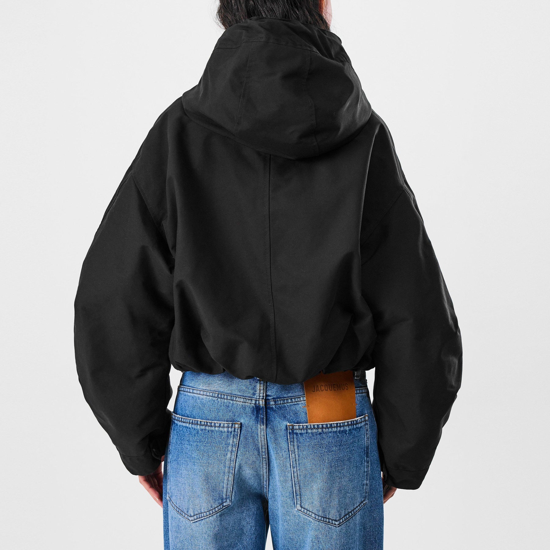 La Parka Courte Caraco Hooded Canvas Jacket