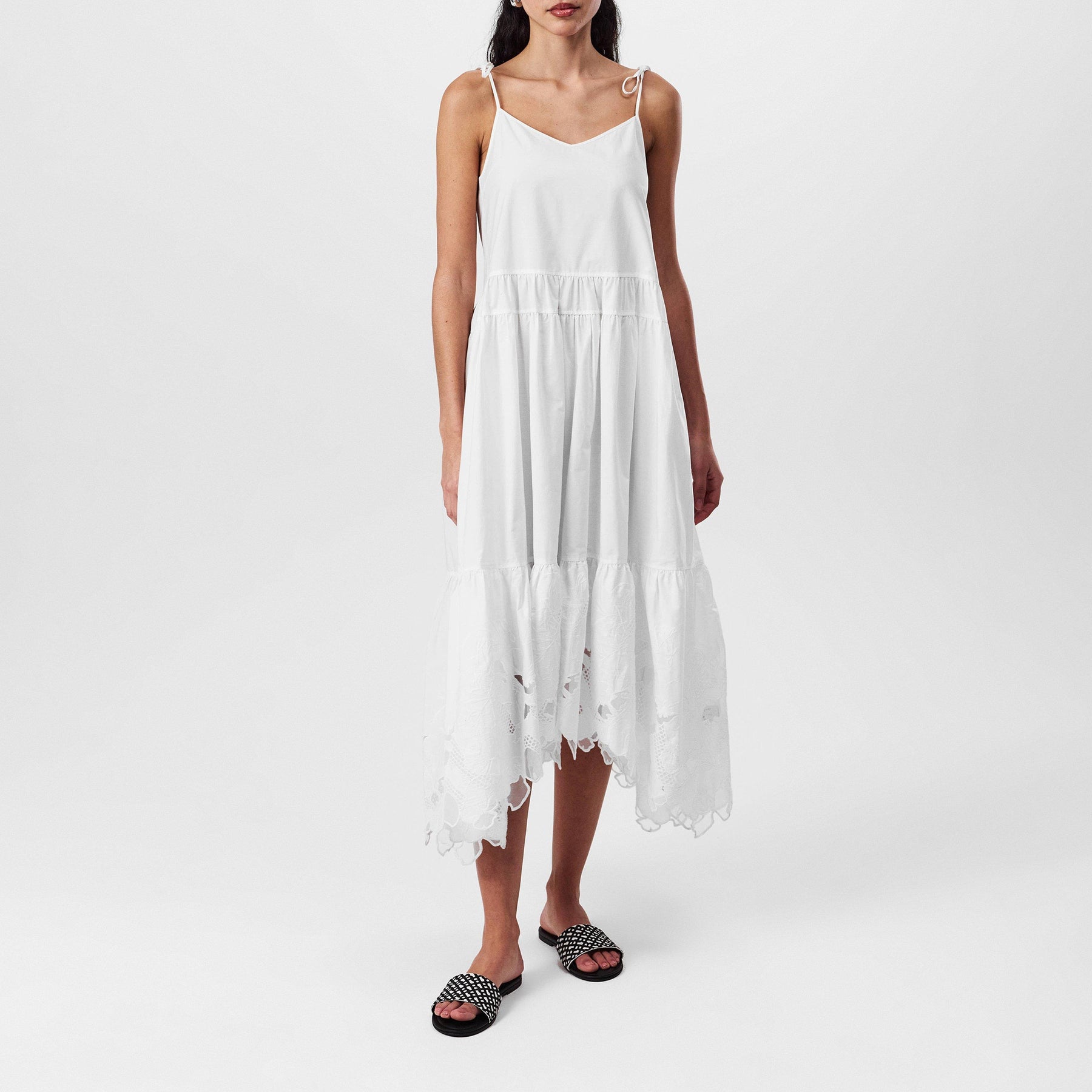 Women's Dembaya Dress, Flattering Tiered Skirt