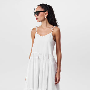 Women's Dembaya Dress, Flattering Tiered Skirt