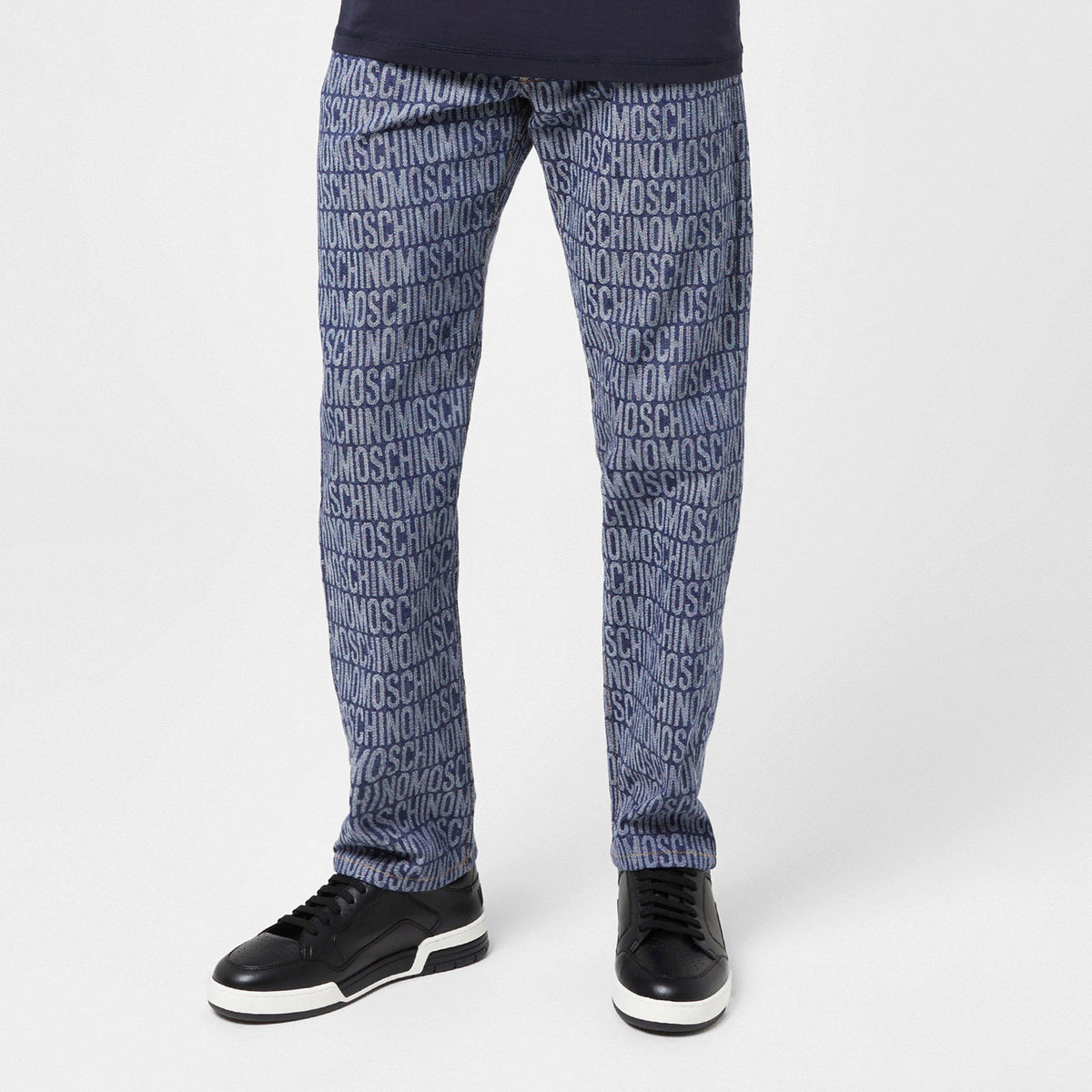 Jacquard Print Jeans