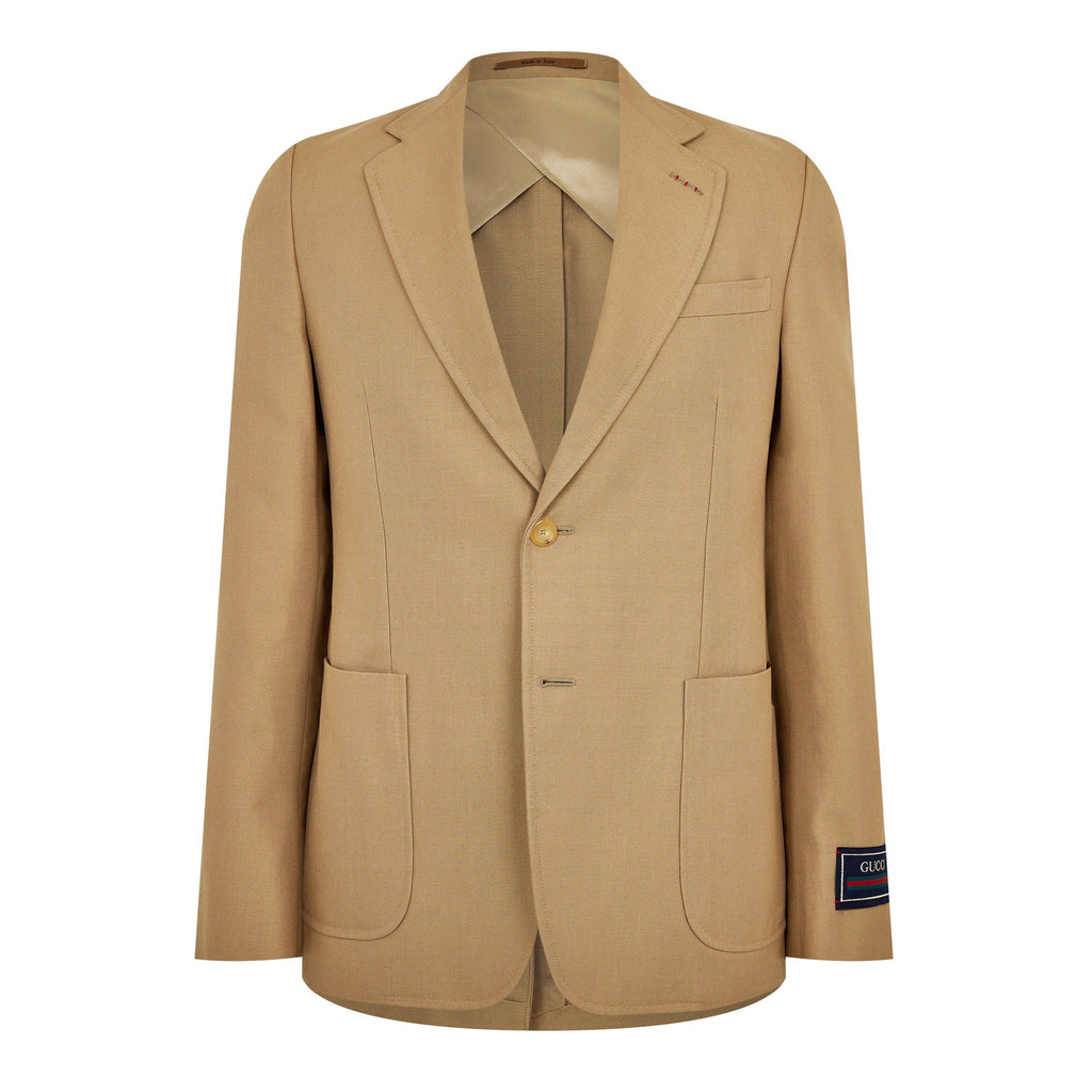 Single Breasted Cotton Blazer