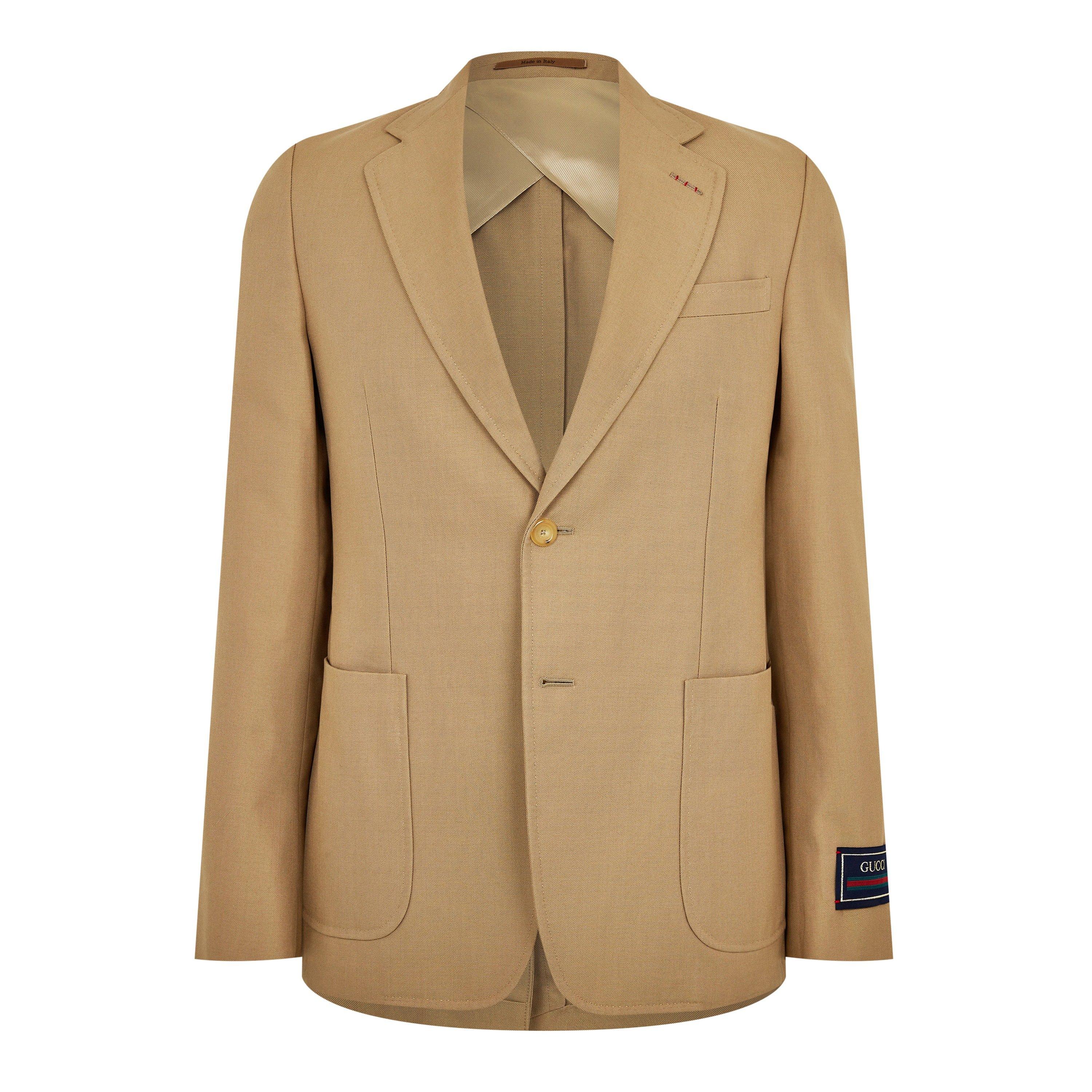 Single Breasted Cotton Blazer