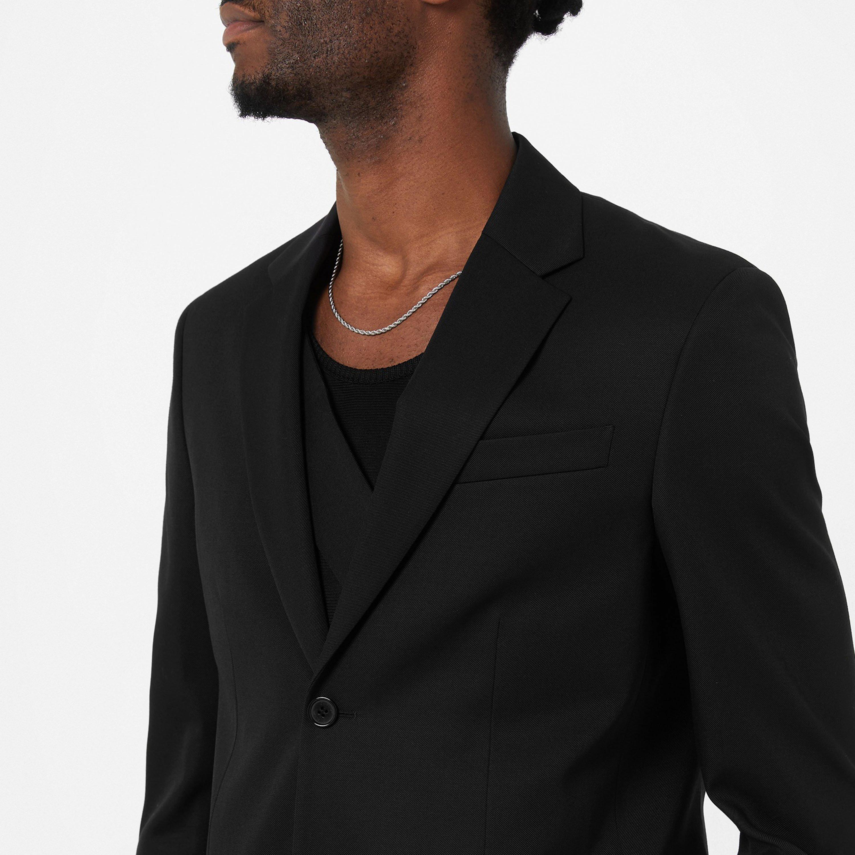 Men's OW Blazer with Tonal Embroidery