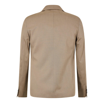 - Embroidered Wool Long Sleeve Blazer