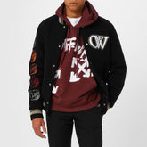 Moon Wool Varsity Bomber Jacket