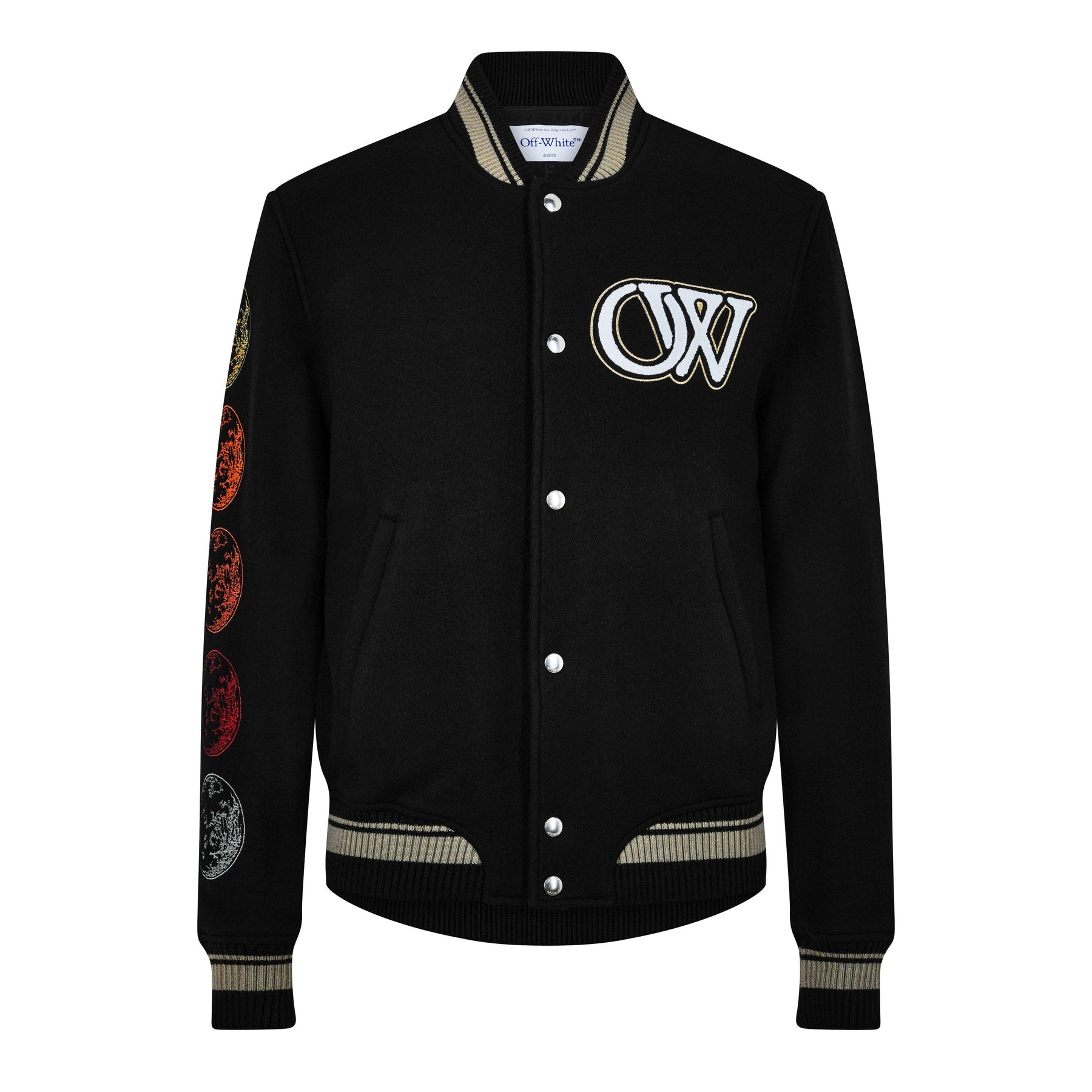 Moon Wool Varsity Bomber Jacket