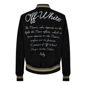 Moon Wool Varsity Bomber Jacket