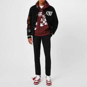 Moon Wool Varsity Bomber Jacket