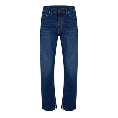 Zip Skate Mid Rise Straight Leg Jeans