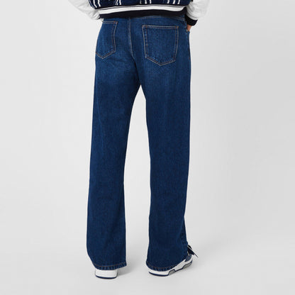 Zip Skate Mid Rise Straight Leg Jeans