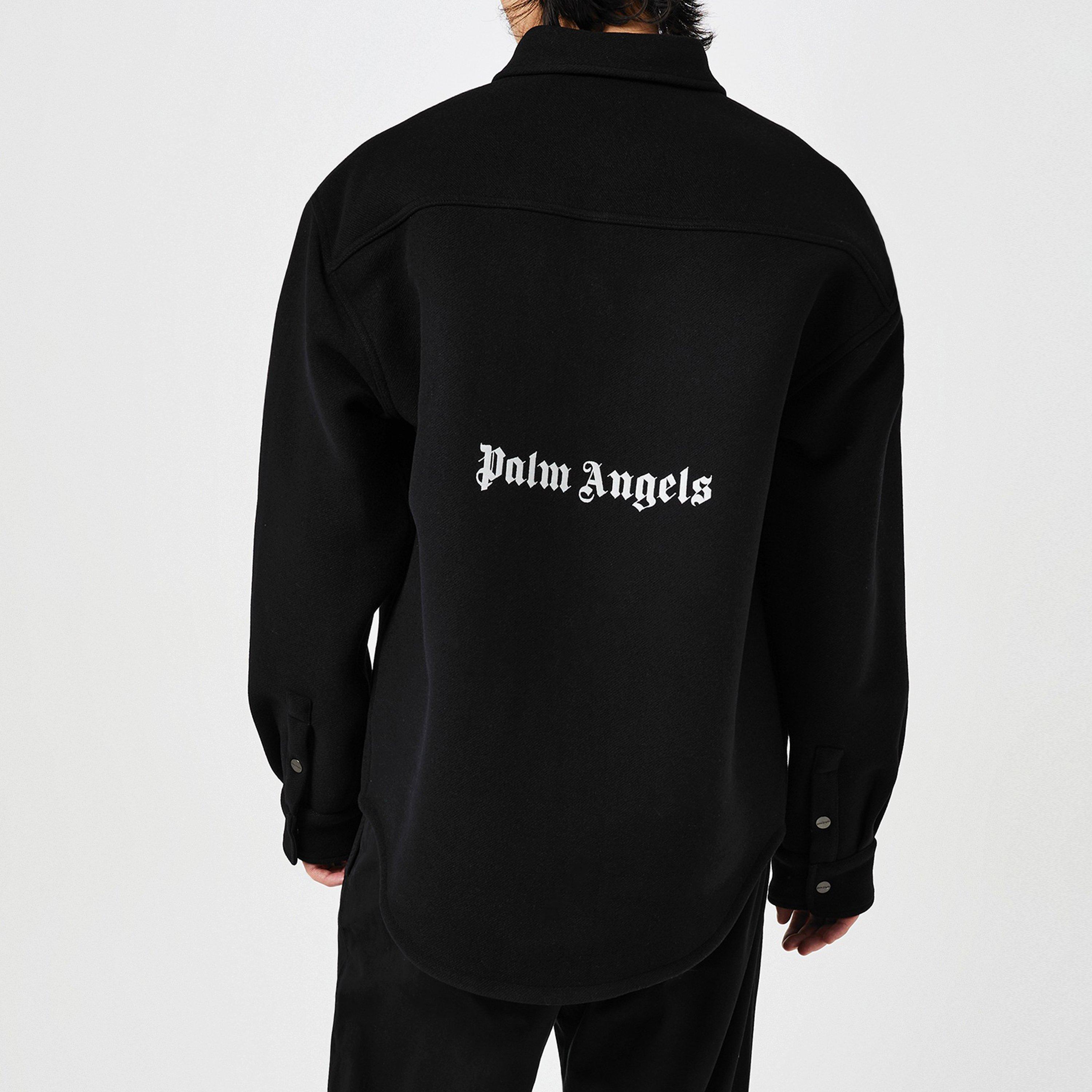 Snap-Up Logo Overshirt