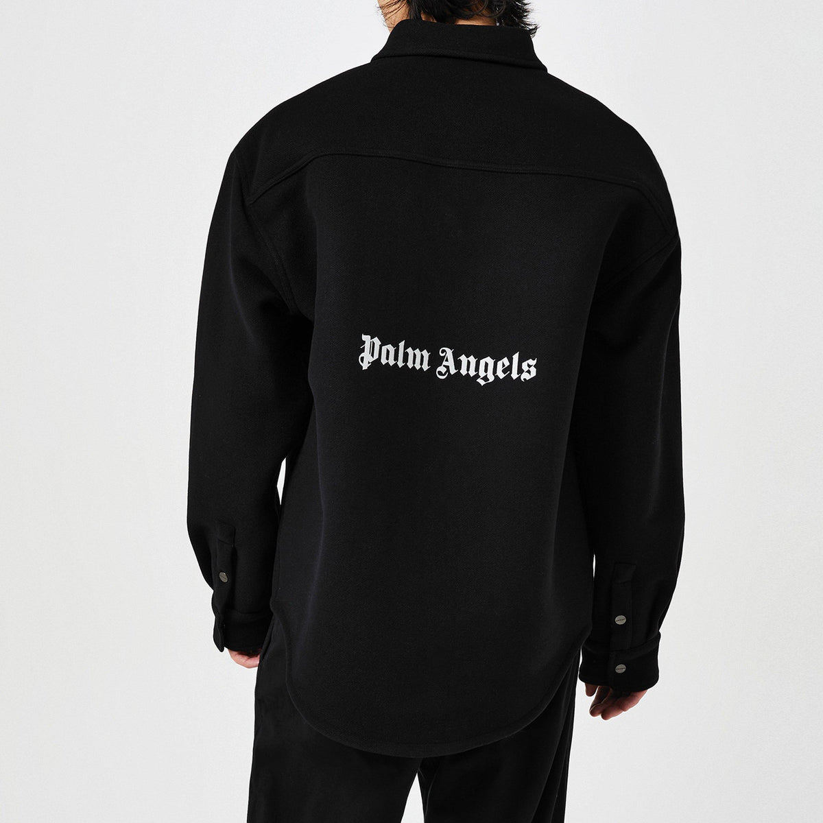 Snap-Up Logo Overshirt