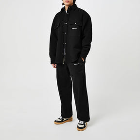 Snap-Up Logo Overshirt
