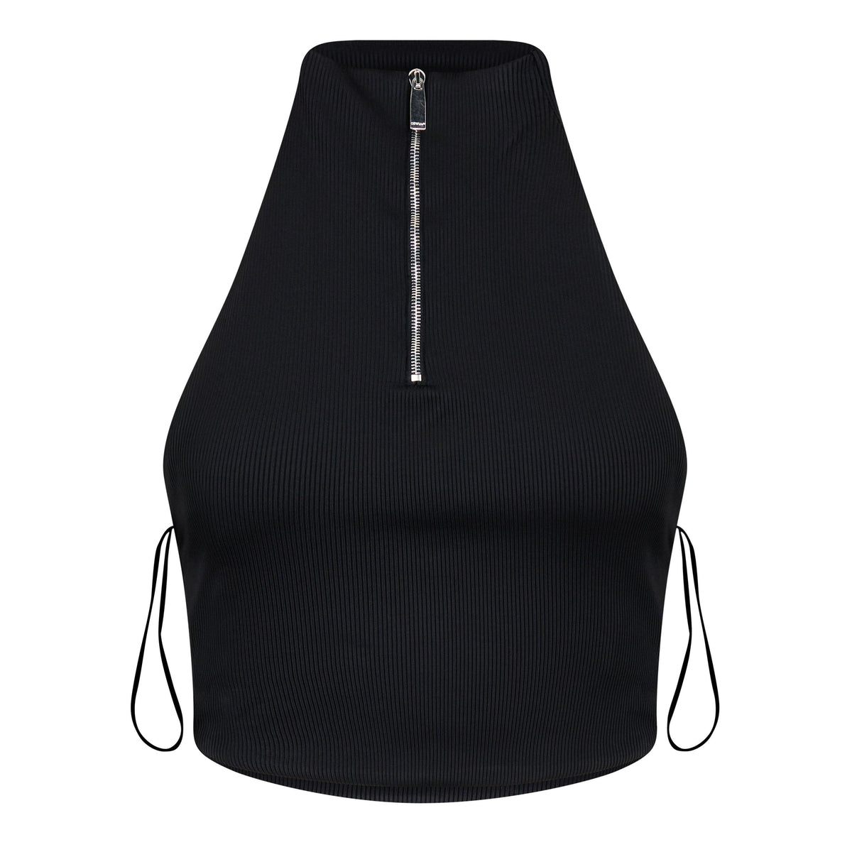 Ribbed Open Back Top