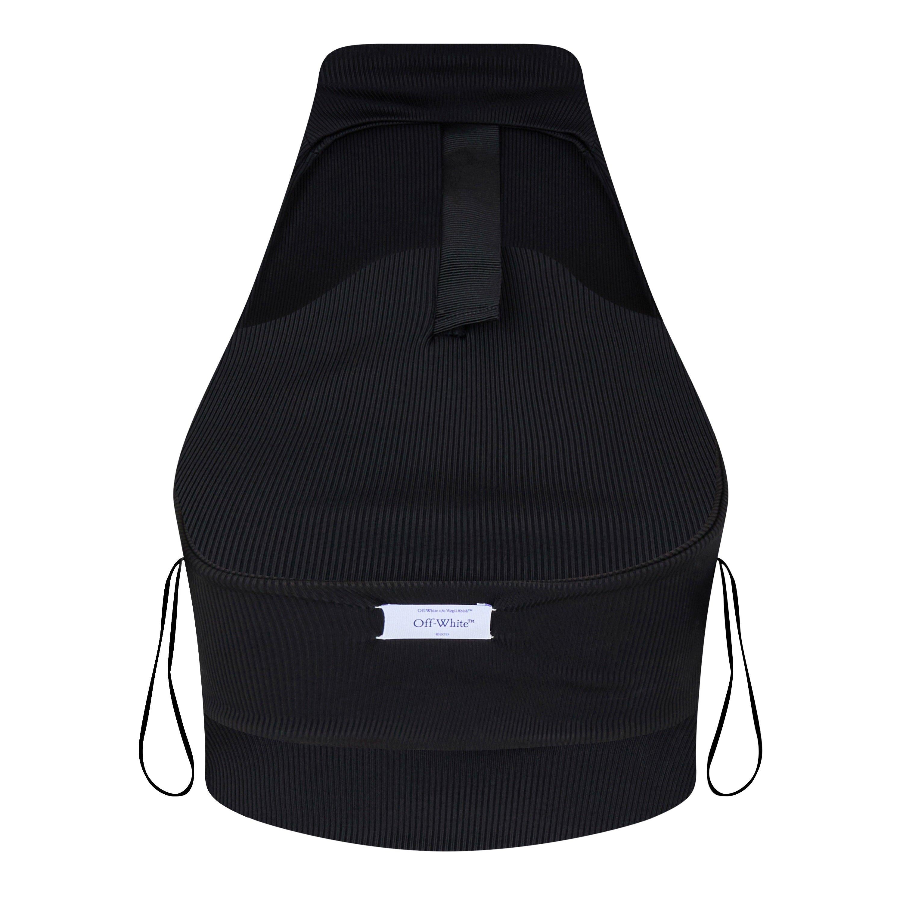 Ribbed Open Back Tank Vest