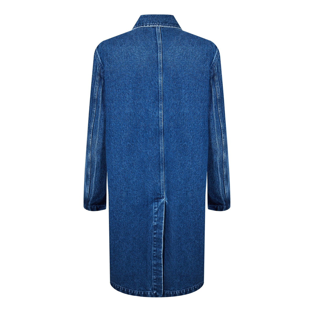 Denim Midi Coat