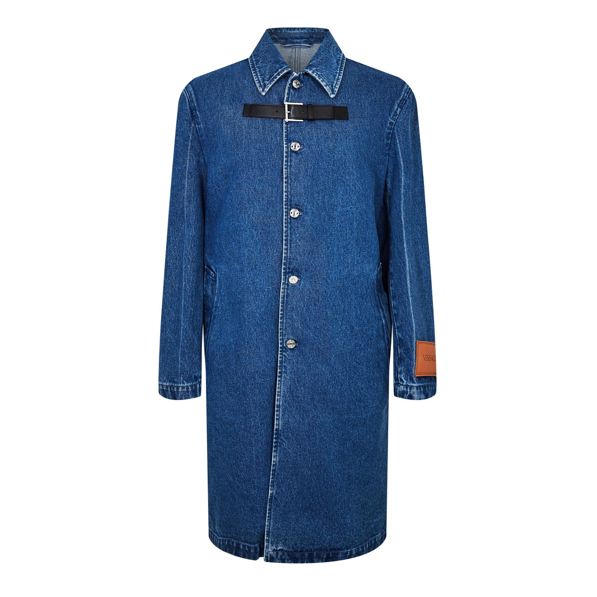 Denim Midi Coat