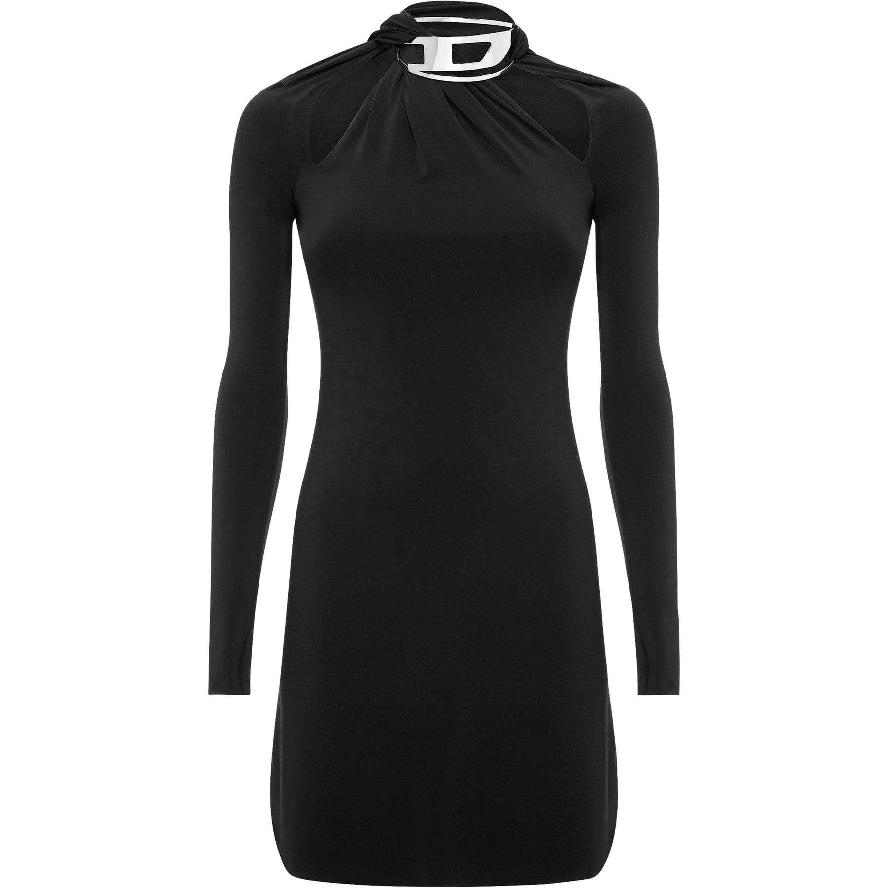 Logo Plaque Mini Dress