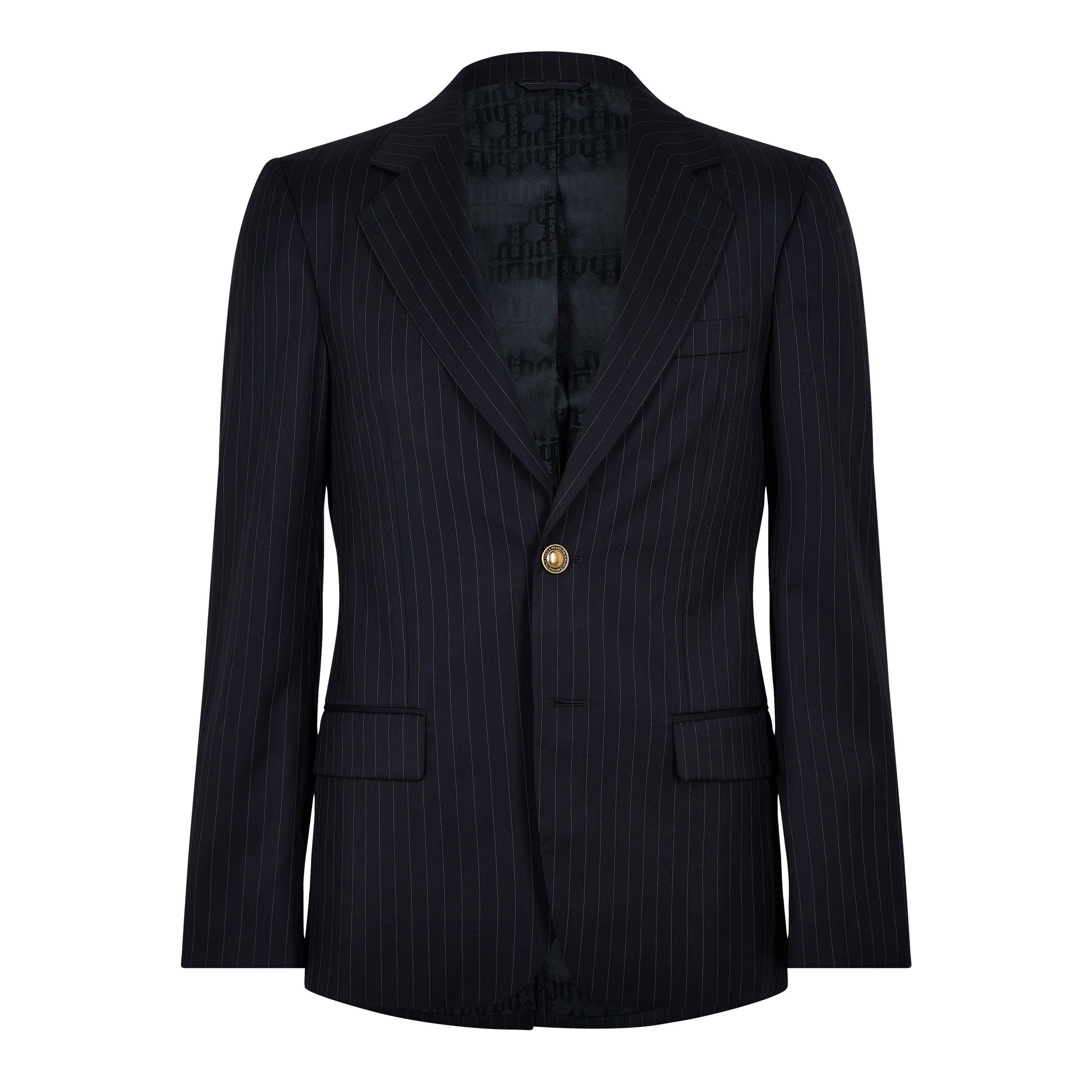 Pinstripe Suit Jacket