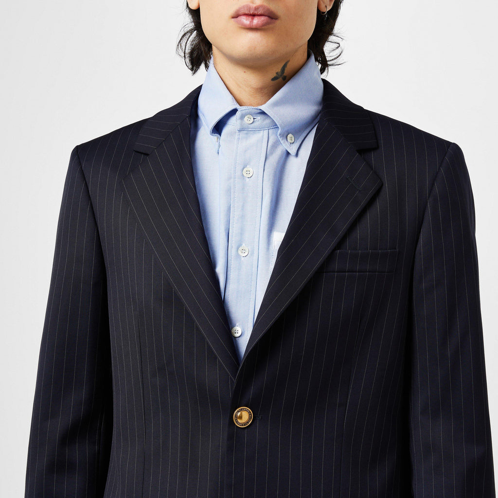 Pinstripe Suit Jacket
