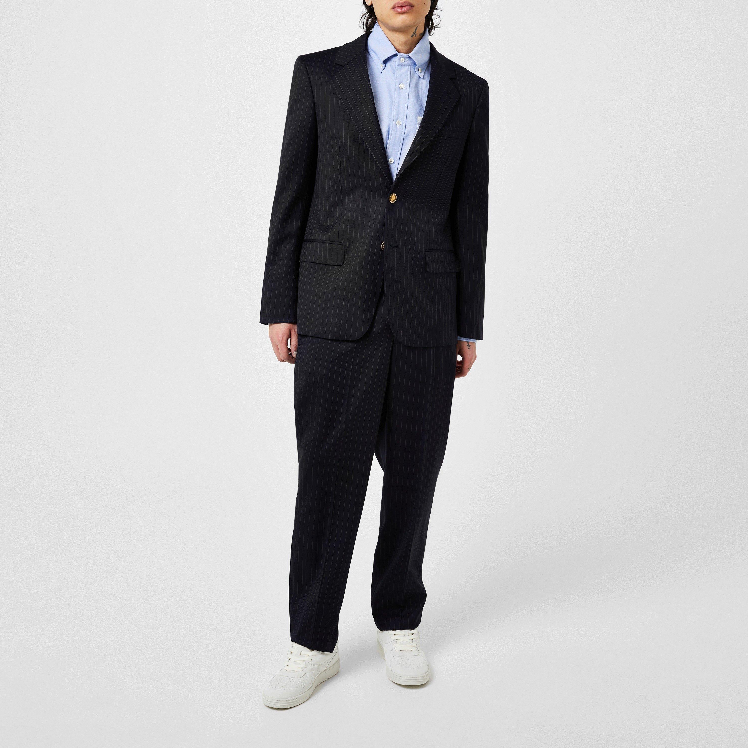 Pinstripe Suit Jacket