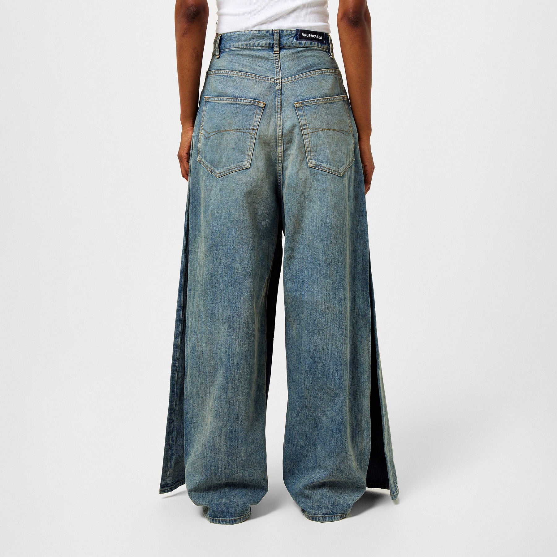 Double Front Effect Denim Jeans