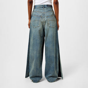Double Front Effect Denim Jeans