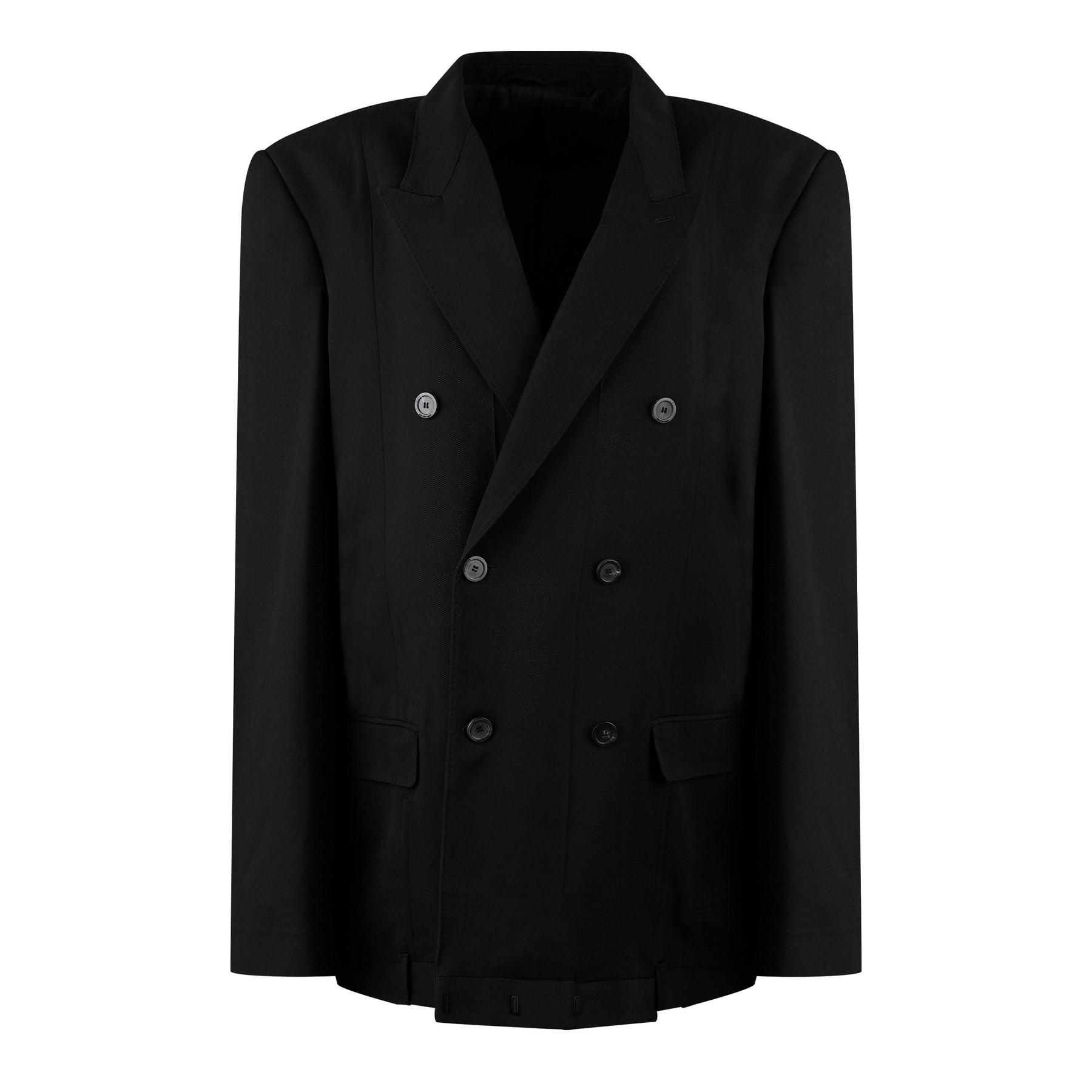 Double-Breasted Wool-Twill Blazer